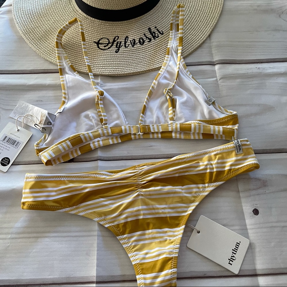 🌼Rhythm Trinidad Triangle Bikini Top & Bottom Set NWT - Picture 12 of 12